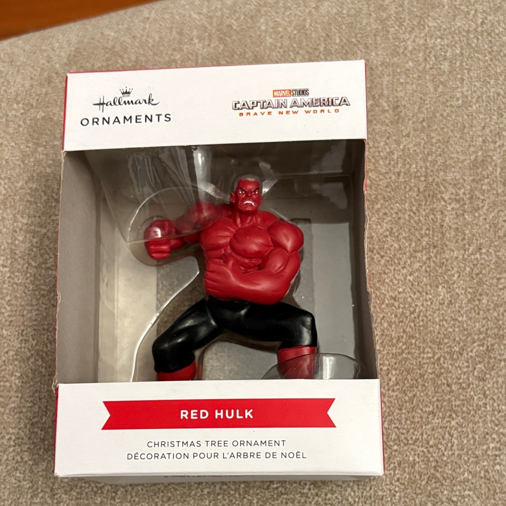 Hallmark Red Hulk Ornament - Bold Red and Black